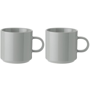 Product detail of Hrnek na kávu 200 ml, sada 2 ks, světle šedá, kamenina, Stelton