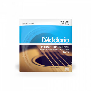 Product detail of D'Addario EJ16 Phosphor Bronze Light - .012 - .053