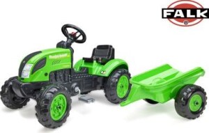 Product detail of Falk Šlapací traktor 2057L Country Farmer s přívěsem - zelený