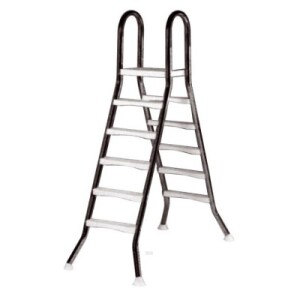 Product detail of VágnerPool žebřík EEP pro nezapuštěné bazény, 5+5 stupně, pro bazény 1,5 m výšky, AISI 304