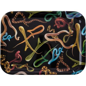 Product detail of Servírovací podnos TOILETPAPER SNAKES 32 x 43,5 cm, černá, Seletti