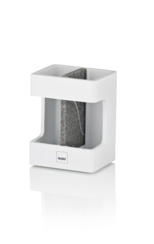 Product detail of KELA Držák na zubní kartáčky Cube polyresin bílá KL-23693