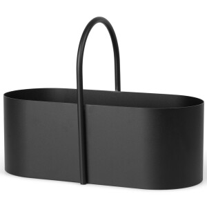 Product detail of Úložný box GRIB 35 cm, černá, železo, ferm LIVING