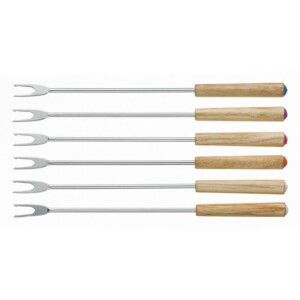 Product detail of KELA Fondue vidlička MODESSA 6ks dřevo, nerez KL-79164