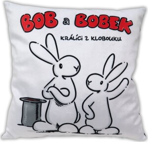 Product detail of Bob a Bobek, Polštář 30x30cm, bílý