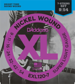 Product detail of D'Addario EXL120-7 Super Light - .009 - .054