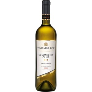 Product detail of Víno Mikulov Sommelier Club Sauvignon 2022 pozdní sběr