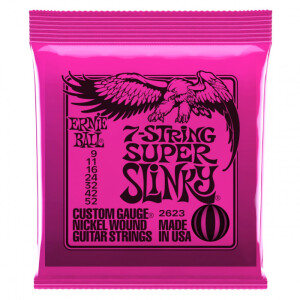 Product detail of Ernie Ball P02623 7-String Super Slinky 9-52