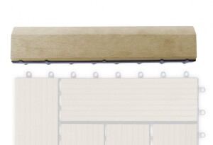 Product detail of G21 Přechodová lišta G21 Cumaru pro WPC dlaždice, 30 x 7,5 cm rovná G21-63910066