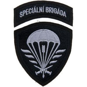 Product detail of Nášivka: SPECIÁLNÍ BRIGÁDA černá | šedá