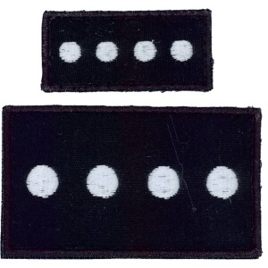 Product detail of Nášivka: Hodnost AČR Rotný černá malá
