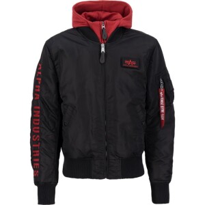 Product detail of Alpha Industries Bunda  MA-1 D-Tec SE černá | červená 3XL