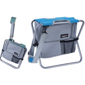 Product detail of PROGARDEN Kempingová skládací stolička s chladící taškou zelenošedá KO-FD8300430zele