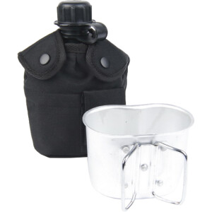 Product detail of Láhev polní US 1 l s obalem a šálkem černá