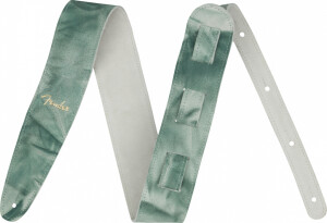 Product detail of Fender Tie Dye Leather Strap Sage Green