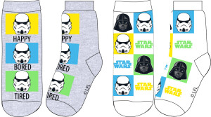 Product detail of Star-Wars licence Chlapecké ponožky - Star Wars 52349343, bílá / šedá Barva: Mix barev, Velikost: 23-26
