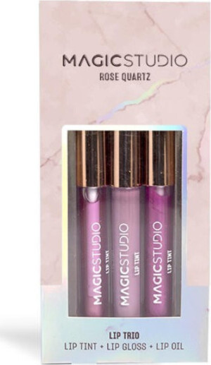 Product detail of Magic Studio - ROSE QUARTZ LIP TRIO Rtěnka na rty + Lesk na rty + Olej na rty