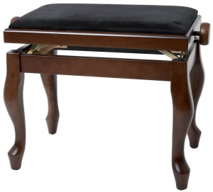 Product detail of Gewa Piano Bench Deluxe Classic 130.370 Walnut Matt