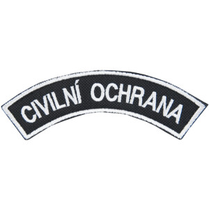 Product detail of Nášivka: CIVILNÍ OCHRANA [ssz] černá | bílá