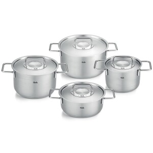 Product detail of Sada hrnců PURE, sada 4 ks, stříbrná, nerezová ocel, Fissler