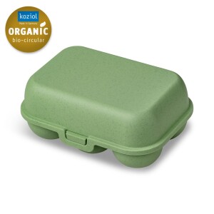 Product detail of Box na vejce EGGS TO GO MINI, na 6 ks, přírodní listově zelená, Koziol