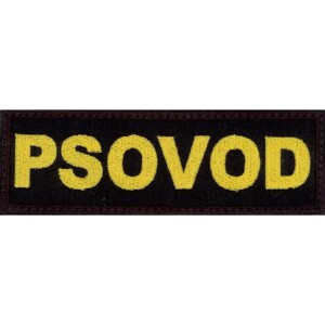 Product detail of Nášivka: PSOVOD - nápis [velká]