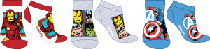 Product detail of Avangers - licence Chlapecké kotníkové ponožky - Avengers 5234568, mix barev Barva: Mix barev, Velikost: 27-30