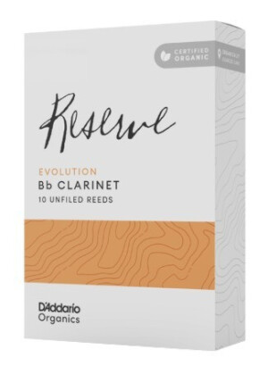 Product detail of D'Addario ODCE1040 Organic Reserve Evolution Bb Clarinet Reeds 4.0 - 10 Pack