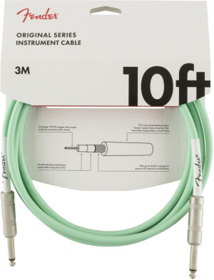 Product detail of Fender Original Series 10 Instrument Cable Surf Green