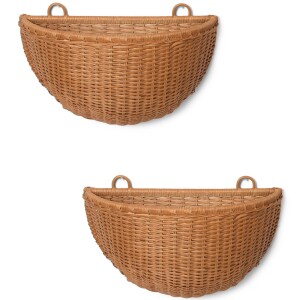 Product detail of Úložný koš 45 x 41 cm, sada 2 ks, hnědá, ratan, ferm LIVING