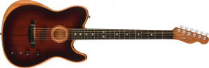 Product detail of Fender American Acoustasonic Telecaster All-Mahogany - Bourbon Burst