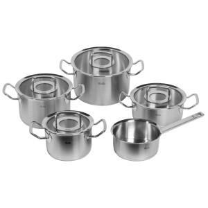 Product detail of Sada hrnců ORIGINAL PROFI , sada 5 ks, stříbrná, nerezová ocel, Fissler