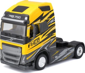 Product detail of Bburago 1:43 Haulers Custom Cabs Volvo FH16 Globetrotter 750 XXL Yellow
