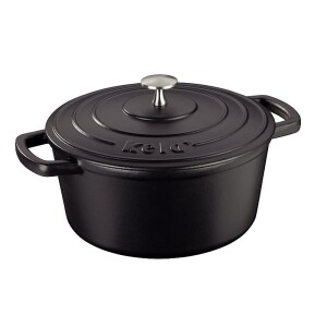 Product detail of KELA Pekáč litinový s poklicí CALIDO 24 cm černá KL-12471