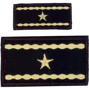 Product detail of Nášivka: Hodnost AČR Brigádní generál černá malá