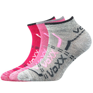 Product detail of Dívčí kotníkové ponožky VoXX - Rexík 01 holka, mix B Barva: Mix barev, Velikost: 25-29