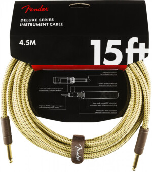 Product detail of Fender Deluxe Series 15 Instrument Cable Tweed