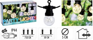 Product detail of PROGARDEN Světelný řetěz LED PARTY 10 žárovek 50LED KO-AXC100000
