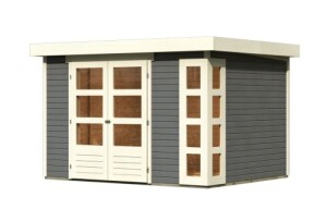Product detail of Dřevěný domek KARIBU KERKO 5 (9184) šedý LG2982