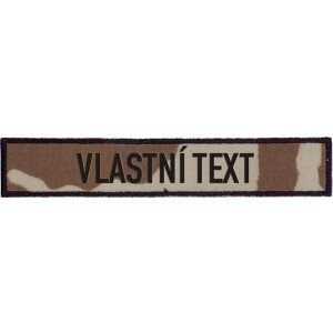 Product detail of Nášivka: Jmenovka AČR vz. 95 béžový | černá 130 mm