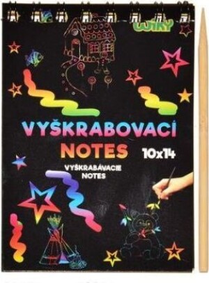 Product detail of Vyškrabovací notes 14x10cm /12 listů