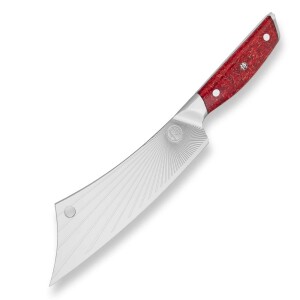 Product detail of Kuchařský nůž BBQ MAX SANDVIK RED NORTHERN SUN 21 cm, červená, Dellinger