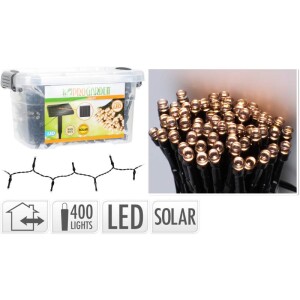 Product detail of HOMESTYLING Světelný řetěz solární  teplá bílá 400 LED / 24 m KO-DX9520010