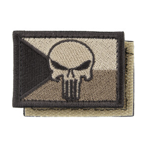 Product detail of Nášivka: Vlajka Česká republika PUNISHER [55x38] [ssz] béžová | hnědá