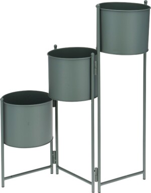 Product detail of PROGARDEN Květináč kovový sada 3 ks zelená KO-AKF100790