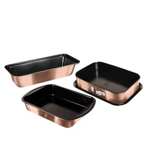 Product detail of BERLINGERHAUS Sada pečicích forem 3 ks Rosegold Metallic Line BH-7633