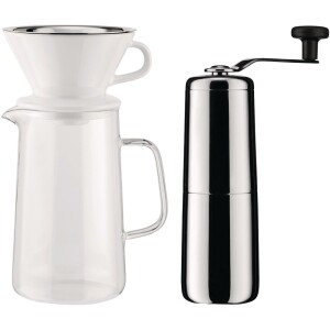 Product detail of Kávovar na pomalé vaření SLOW COFFEE,  s mlýnkem na kávu, sklo, Alessi