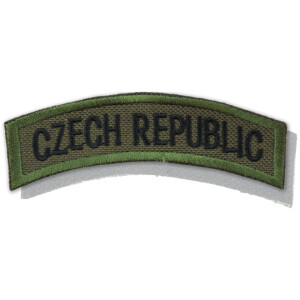 Product detail of Nášivka: CZECH REPUBLIC [oblouková] [ssz] olivová | černá