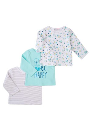 Product detail of Tričko kojenecké 3pack, Minoti, Snail 10, modrá - 74/80 | 9-12m