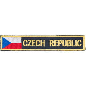 Product detail of Nášivka: CZECH REPUBLIC - s vlajkou modrá tmavě | žlutá